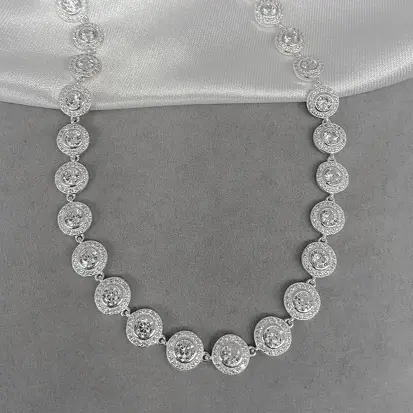 GARGANTILHA SWAROVSKI REDONDO 8MM 42,5CM